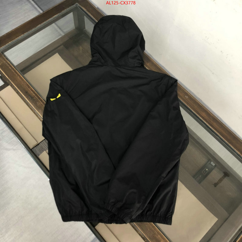 Clothing-Fendi fake designer ID: CX3778 $: 125USD