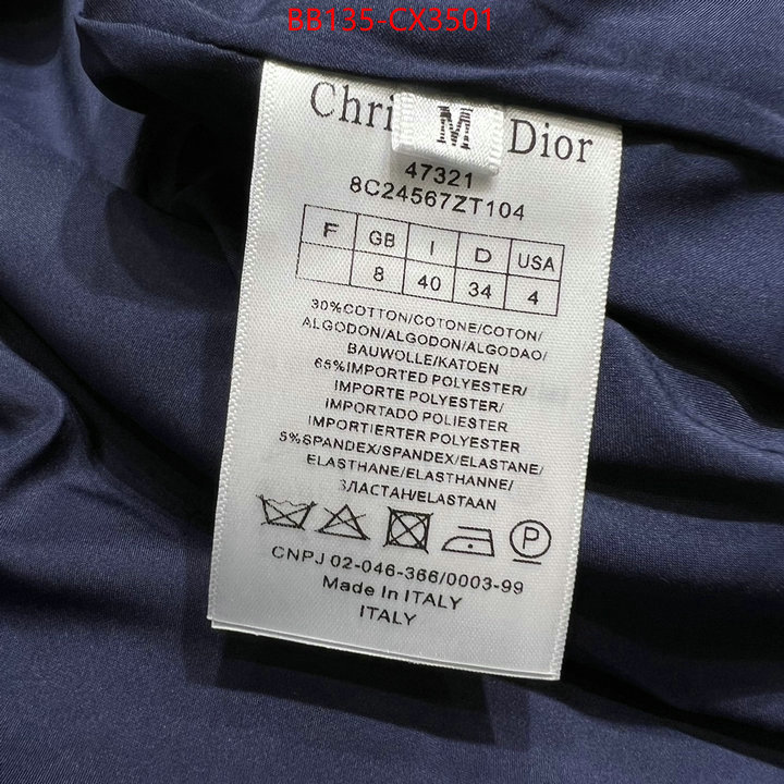 Clothing-Dior the best affordable ID: CX3501 $: 135USD