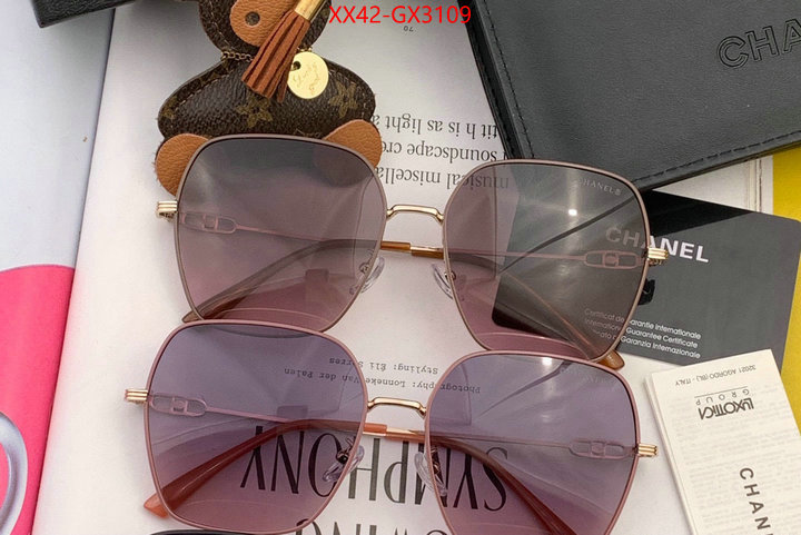 Glasses-Chanel high quality ID: GX3109 $: 42USD