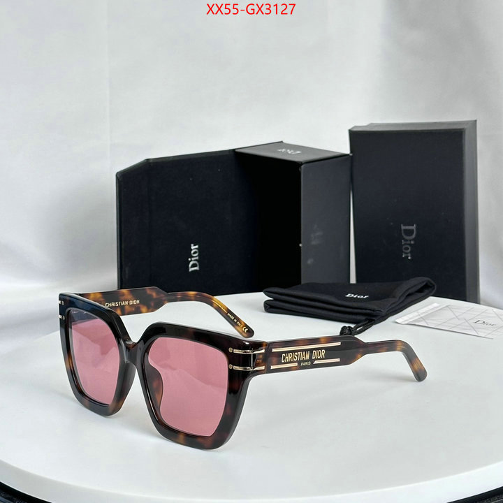 Glasses-Dior fake high quality ID: GX3127 $: 55USD