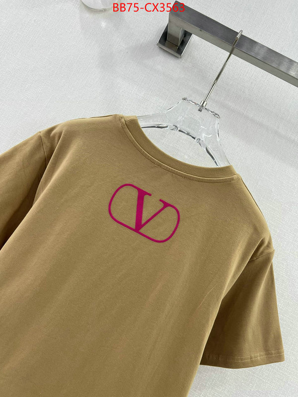 Clothing-Valentino fake cheap best online ID: CX3563 $: 75USD