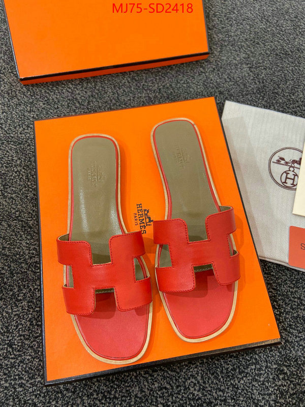 Women Shoes-Hermes copy aaaaa ID: SD2418 $: 75USD