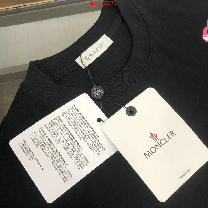Clothing-Moncler shop cheap high quality 1:1 replica ID: CX3751 $: 55USD