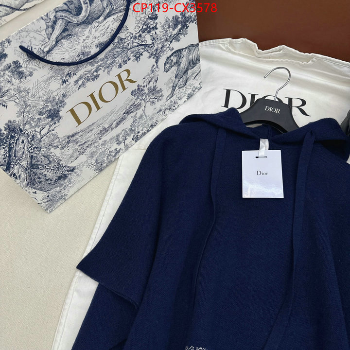 Clothing-Dior knockoff ID: CX3578 $: 119USD