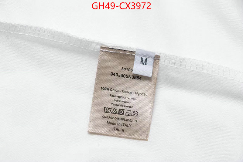 Clothing-Dior top quality ID: CX3972 $: 49USD