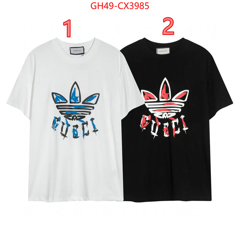 Clothing-Gucci cheap replica designer ID: CX3985 $: 49USD