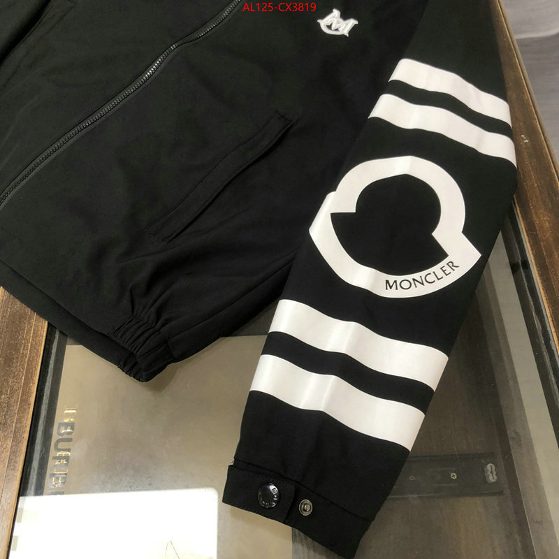 Clothing-Moncler online store ID: CX3819 $: 125USD