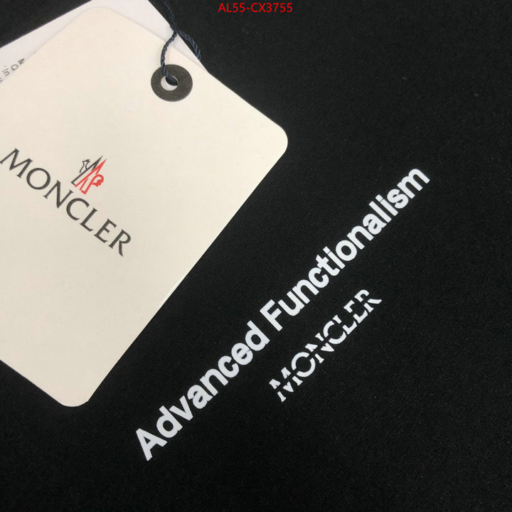 Clothing-Moncler high quality ID: CX3755 $: 55USD