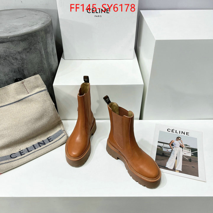Women Shoes-Boots aaaaa+ replica designer ID: SY6178 $: 145USD