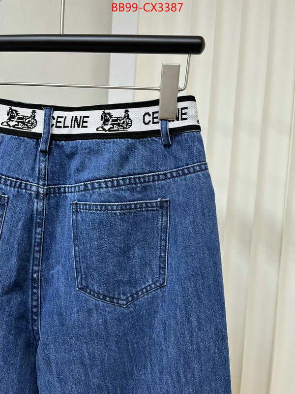Clothing-Celine 7 star quality designer replica ID: CX3387 $: 99USD