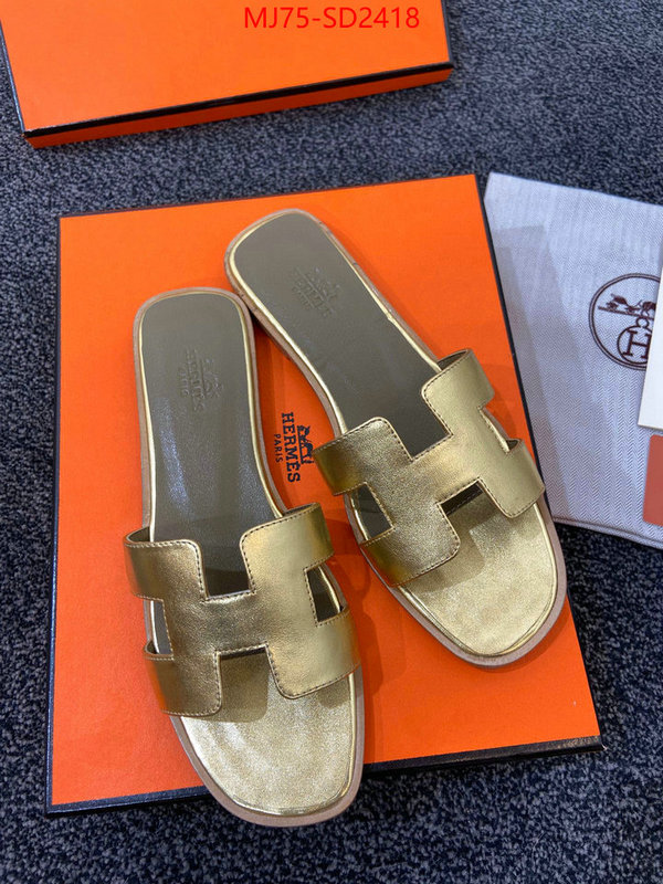 Women Shoes-Hermes copy aaaaa ID: SD2418 $: 75USD