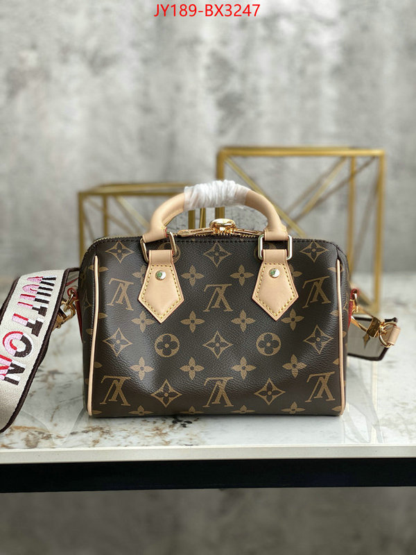 LV Bags(TOP)-Speedy- fashion replica ID: BX3247 $: 189USD