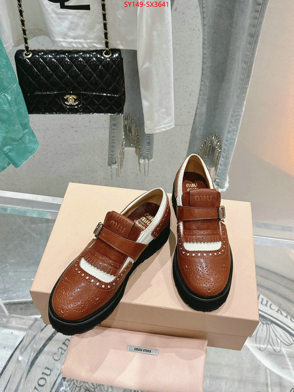 Women Shoes-Miu Miu 2024 replica ID: SX3641 $: 149USD