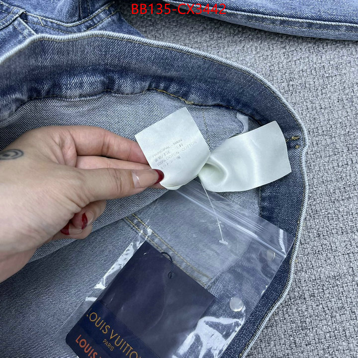 Clothing-LV buying replica ID: CX3442 $: 135USD