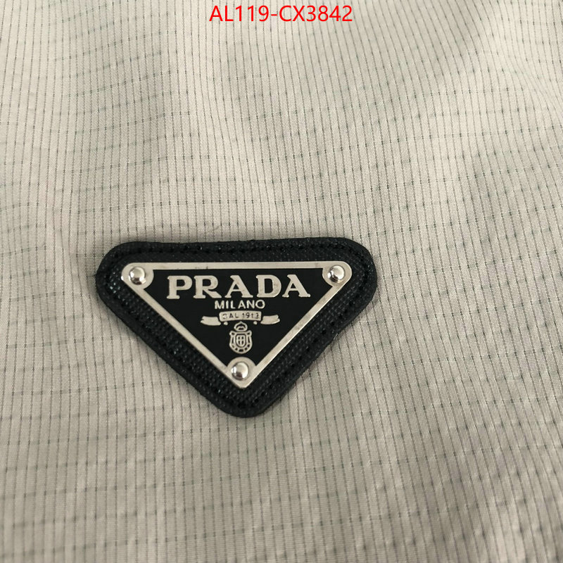 Clothing-Prada wholesale ID: CX3842 $: 119USD