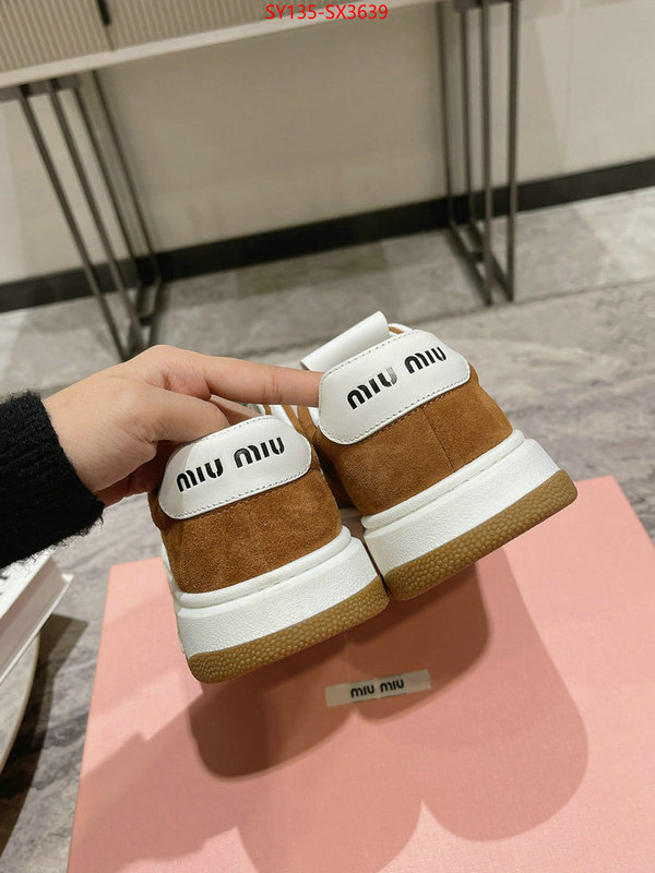 Women Shoes-Miu Miu aaaaa+ replica ID: SX3639 $: 135USD