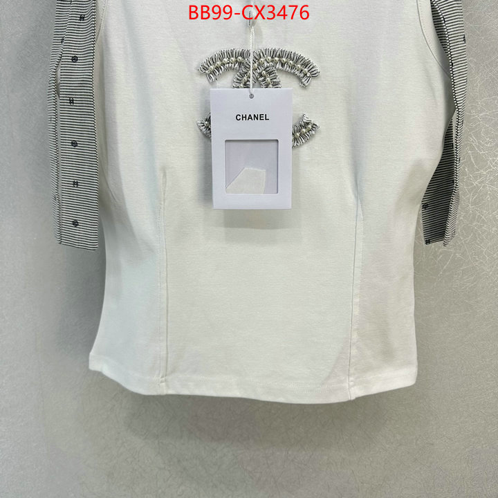 Clothing-Chanel fashion replica ID: CX3476 $: 99USD