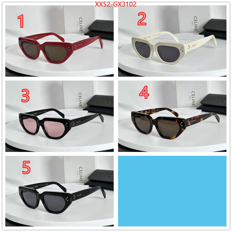 Glasses-CELINE high quality designer replica ID: GX3102 $: 52USD