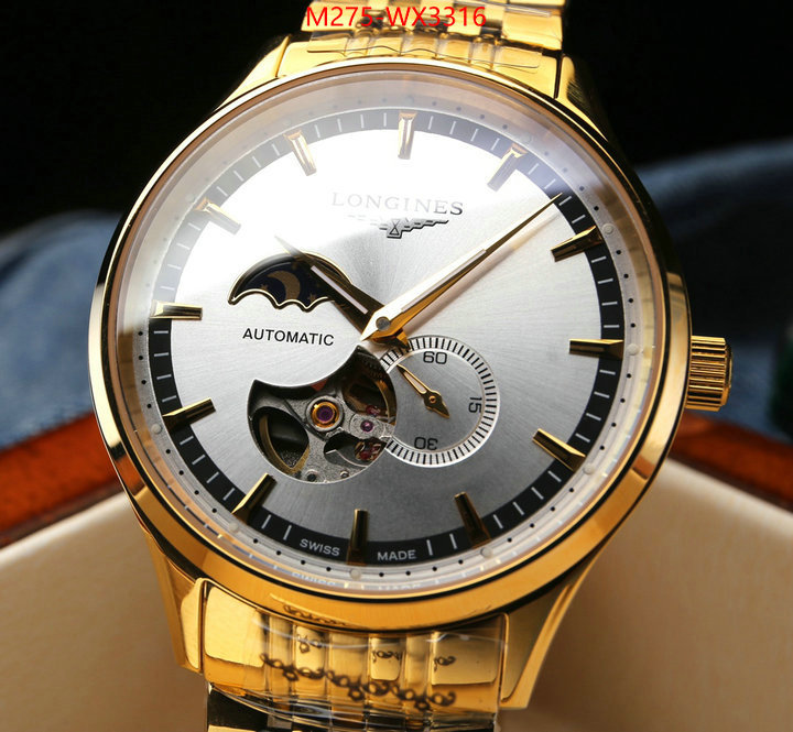 Watch(TOP)-Longines aaaaa+ replica designer ID: WX3316 $: 275USD