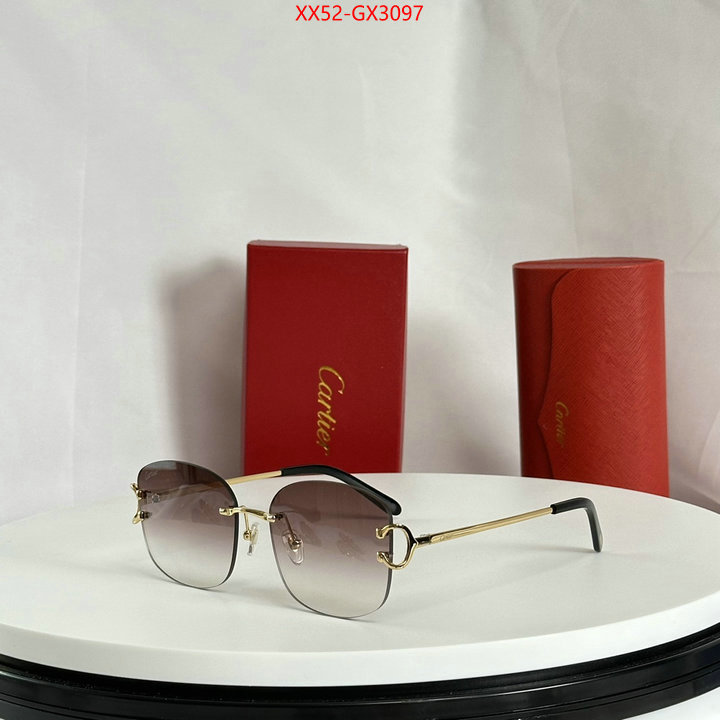 Glasses-Cartier outlet sale store ID: GX3097 $: 52USD