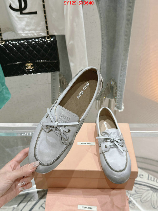 Women Shoes-Miu Miu new 2024 ID: SX3640 $: 129USD