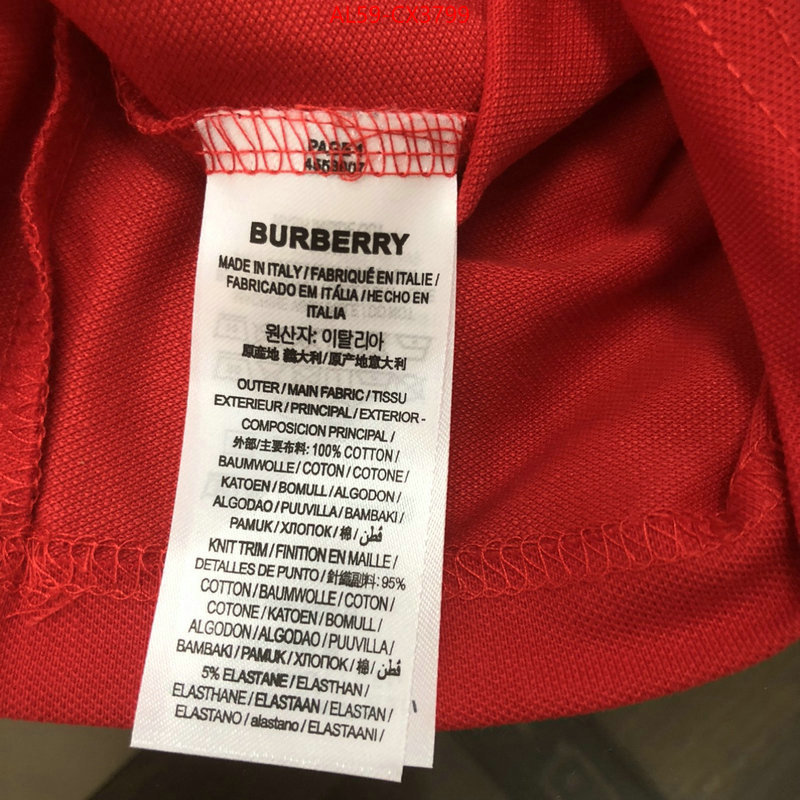 Clothing-Burberry replicas ID: CX3799 $: 59USD