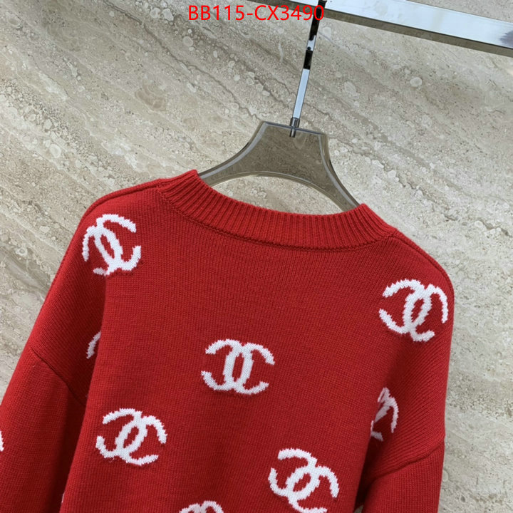 Clothing-Chanel what is a counter quality ID: CX3490 $: 115USD