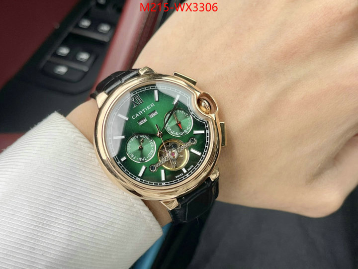 Watch(TOP)-Cartier high quality designer replica ID: WX3306 $: 215USD