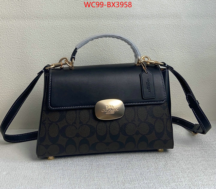 Coach Bags(4A)-Diagonal high quality replica ID: BX3958 $: 99USD,