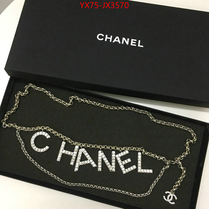 Jewelry-Chanel best knockoff ID: JX3570 $: 75USD