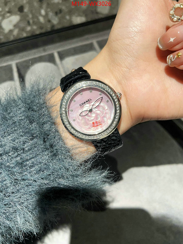 Watch(4A)-Chanel replica wholesale ID: WX3026 $: 149USD