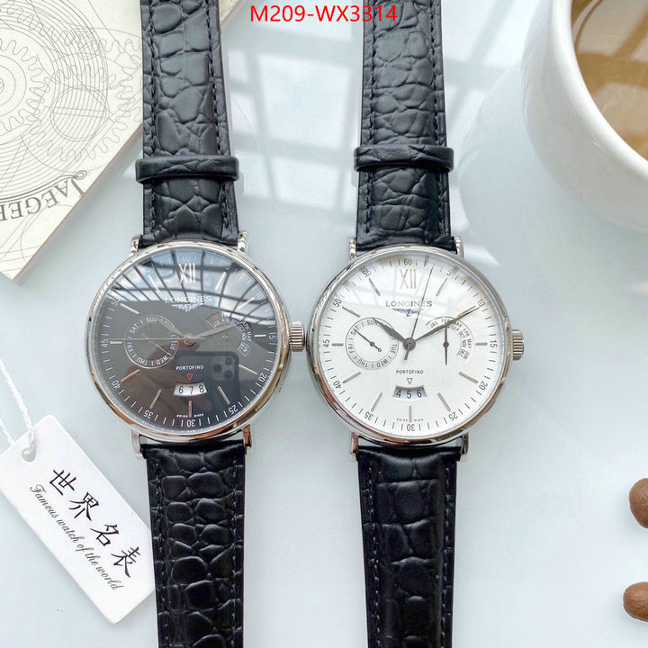 Watch(TOP)-Longines luxury 7 star replica ID: WX3314 $: 209USD