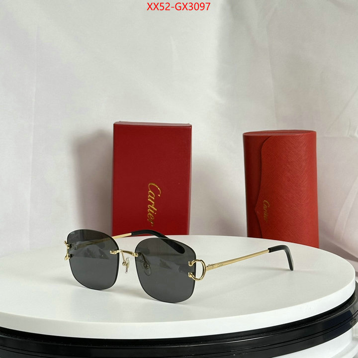 Glasses-Cartier outlet sale store ID: GX3097 $: 52USD