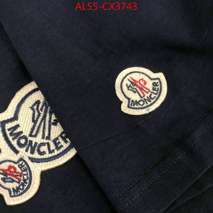 Clothing-Moncler top fake designer ID: CX3743 $: 55USD