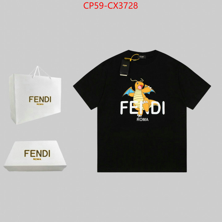 Clothing-Fendi aaaaa+ replica ID: CX3728 $: 59USD