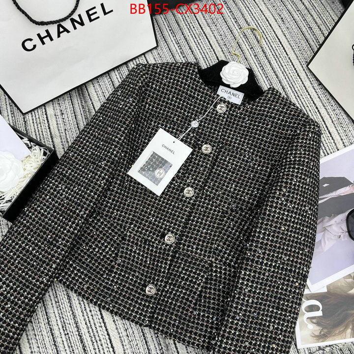 Clothing-Chanel where quality designer replica ID: CX3402 $: 155USD