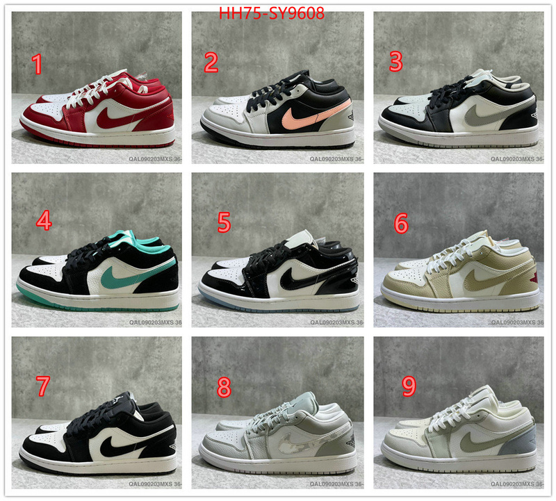 Men Shoes-Air Jordan replica 1:1 high quality ID: SY9608 $: 75USD