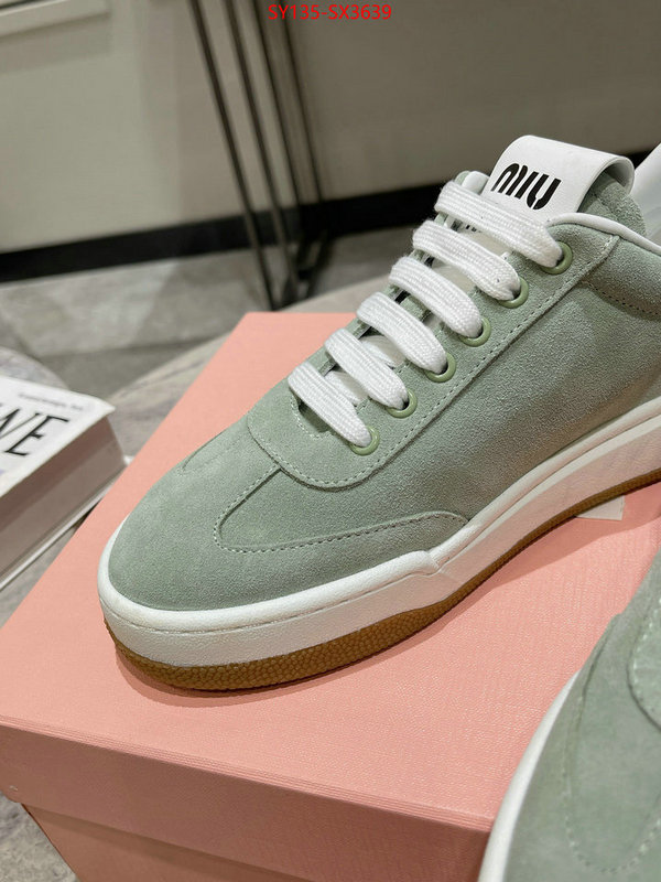 Women Shoes-Miu Miu aaaaa+ replica ID: SX3639 $: 135USD