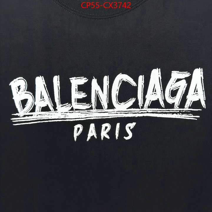 Clothing-Balenciaga outlet sale store ID: CX3742 $: 55USD