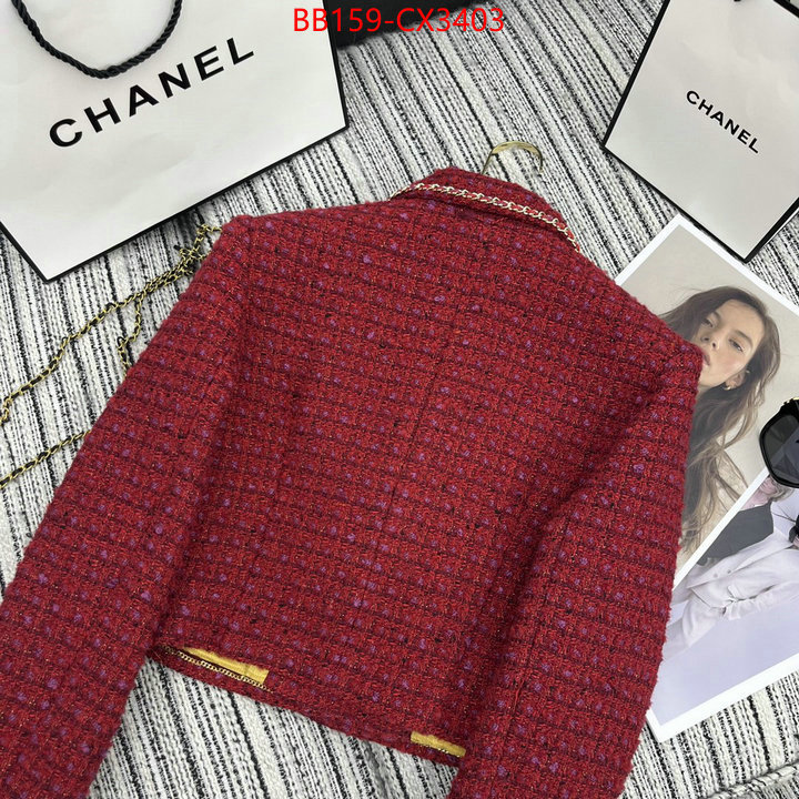 Clothing-Chanel shop ID: CX3403 $: 159USD