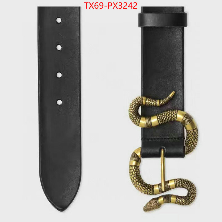 Belts-Gucci fashion designer ID: PX3242 $: 69USD