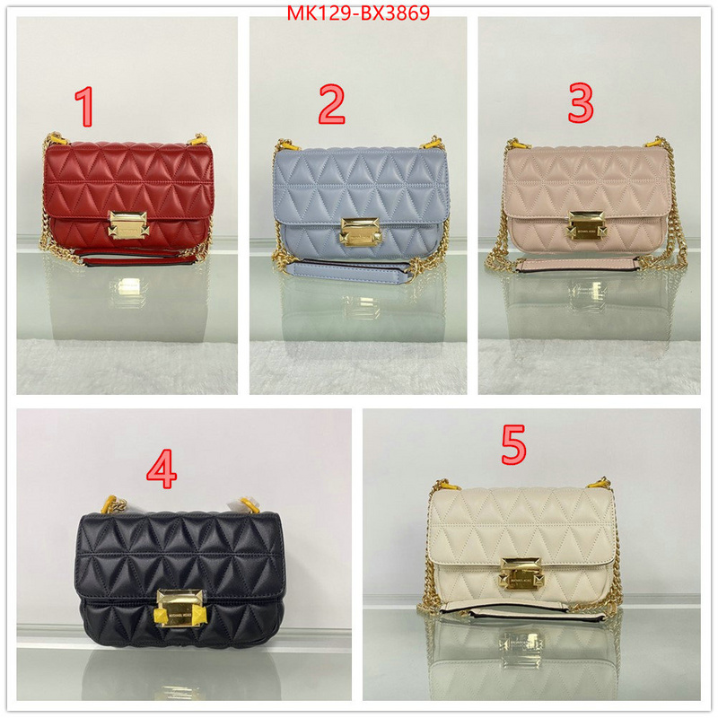 Michael Kors Bags(TOP)-Diagonal- top quality website ID: BX3869 $: 129USD,