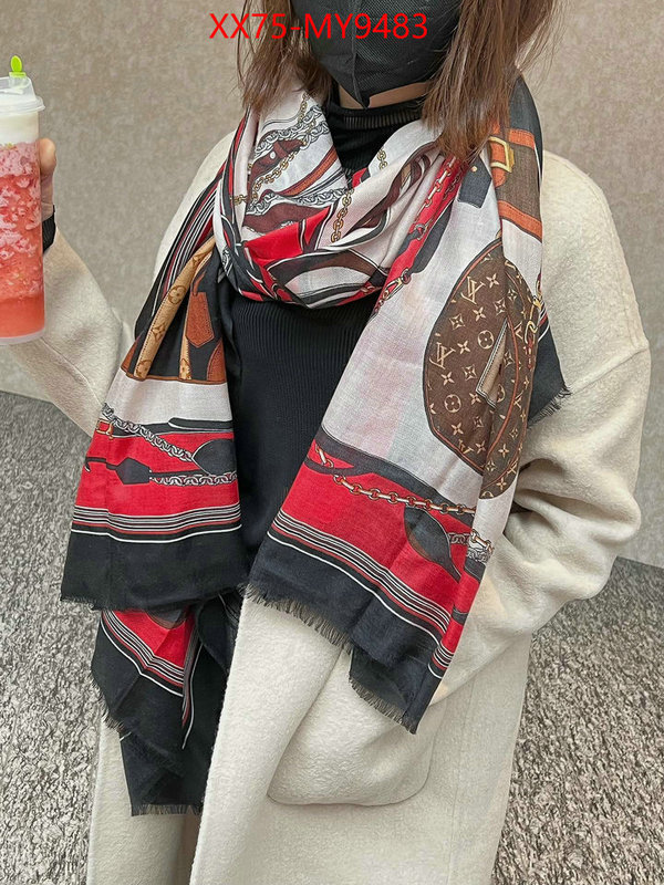 Scarf-LV replica sale online ID: MY9483 $: 75USD