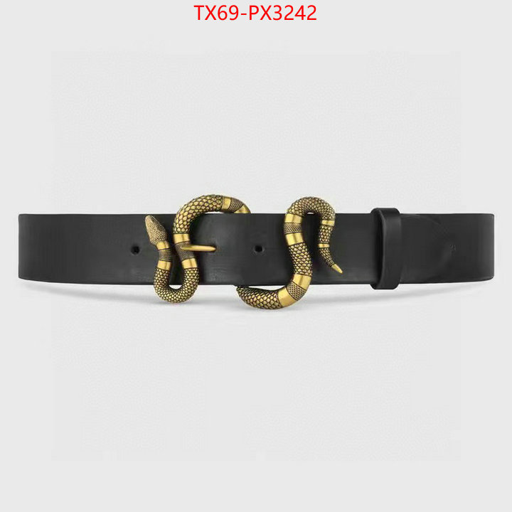 Belts-Gucci fashion designer ID: PX3242 $: 69USD