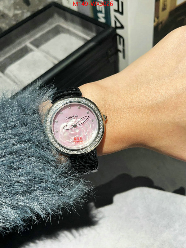 Watch(4A)-Chanel replica wholesale ID: WX3026 $: 149USD