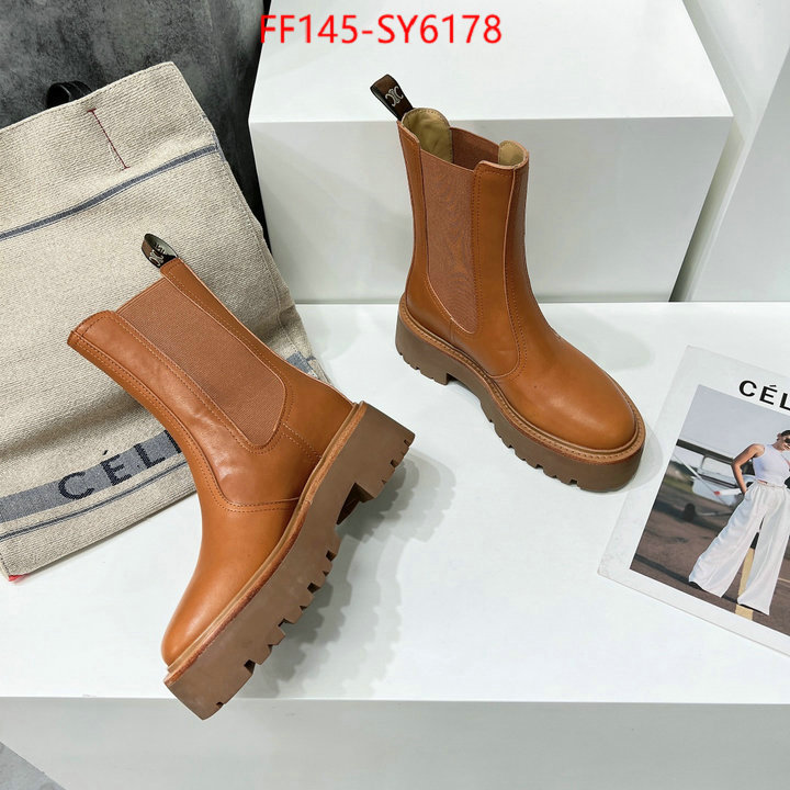 Women Shoes-Boots aaaaa+ replica designer ID: SY6178 $: 145USD