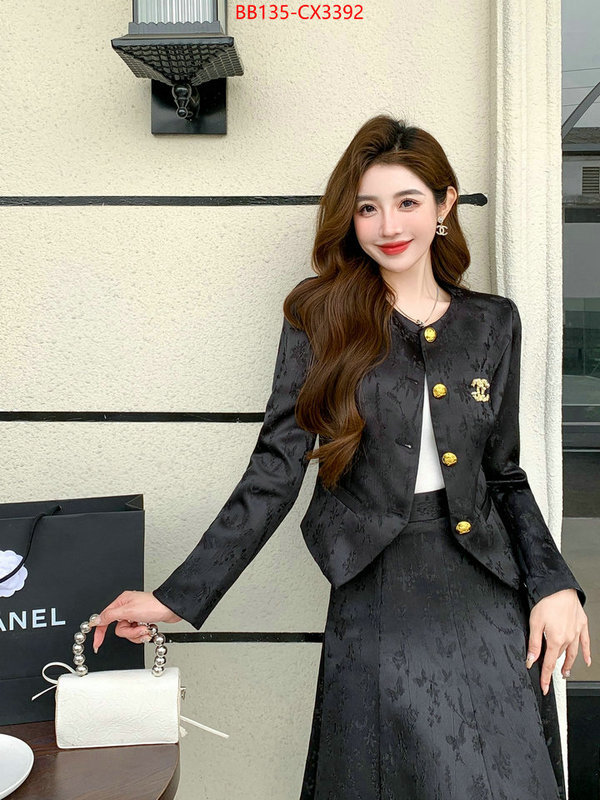 Clothing-Chanel designer high replica ID: CX3392 $: 135USD