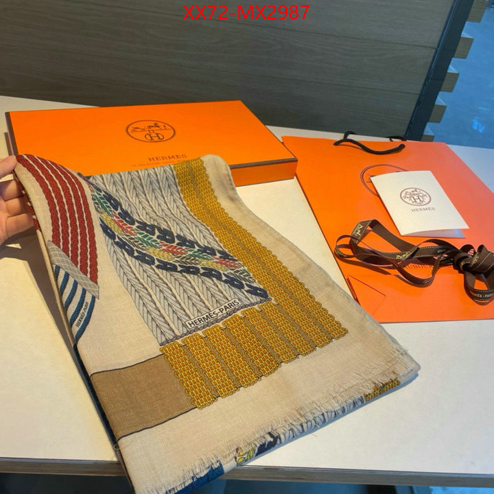 Scarf-Hermes where can i buy the best quality ID: MX2987 $: 72USD