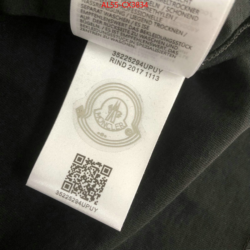 Clothing-Moncler what is a counter quality ID: CX3834 $: 55USD