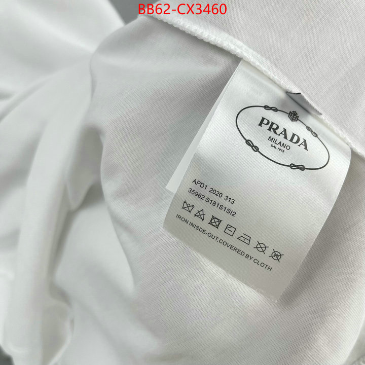 Clothing-Prada top designer replica ID: CX3460 $: 62USD